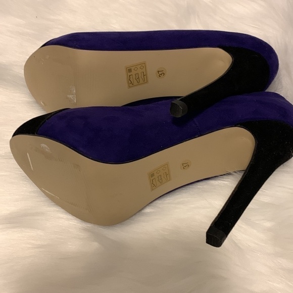 Material Girl Faux Suede Heels Size 6.5 - Picture 5 of 7